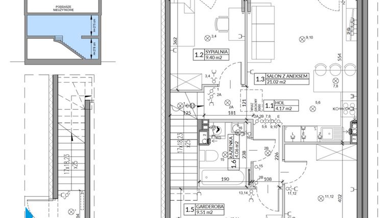 Rzut - Mieszkanie na sprzedaż 4 pokoje o powierzchni 67,46 m² - numer 37B w Domy na Witosa etap 1B