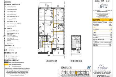 Rzut - Mieszkanie na sprzedaż 3 pokoje o powierzchni 61,45 m² - numer 9-L2 w Osiedle Idea etap I