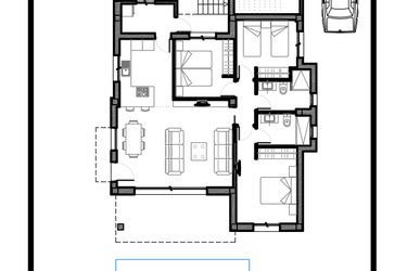 Rzut - Dom na sprzedaż 3 pokoje o powierzchni 120 m² - numer 2 w Dom w Benijófar - 11048101