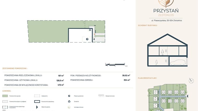 Rzut - Dom na sprzedaż 5 pokoi o powierzchni 157,29 m² - numer E2 w Przystań Złotokłos