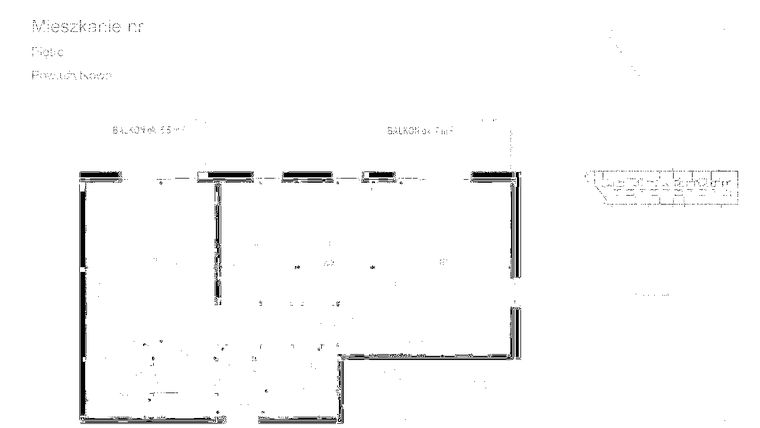 Rzut - Mieszkanie na sprzedaż 4 pokoje o powierzchni 81,35 m² - numer 55 w Medyków 32