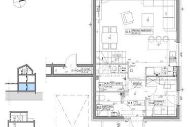 Rzut - Dom na sprzedaż 6 pokoi o powierzchni 139,68 m² - numer 10B w Wille przy Lesie etap III
