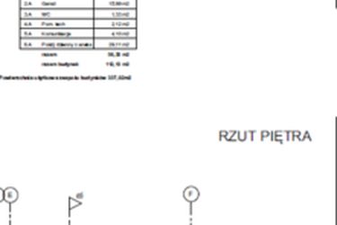 Rzut - Dom na sprzedaż 4 pokoje o powierzchni 112,13 m² - numer A w Bystrzycka 45