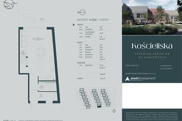 Rzut - Dom na sprzedaż 3 pokoje o powierzchni 124,55 m² - numer 11.C w Kościeliska