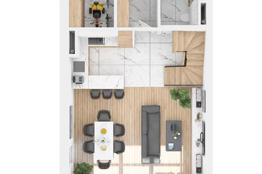 Rzut - Dom na sprzedaż 6 pokoi o powierzchni 149,64 m² - numer Nadzieja 31/2 w Nadzieja 31