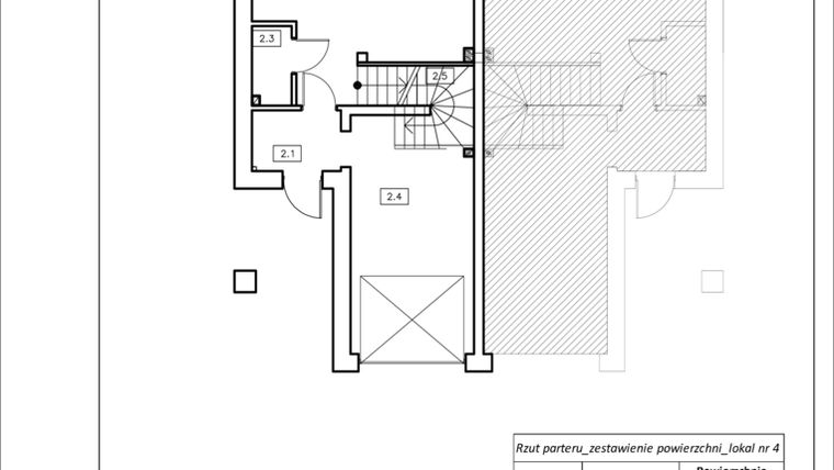 Rzut - Dom na sprzedaż 4 pokoje o powierzchni 104,82 m² - numer 4 w Trzmielowicka