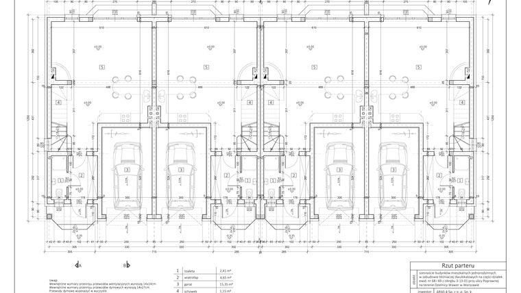 Rzut - Mieszkanie na sprzedaż 5 pokoi o powierzchni 176 m² - numer 6.1 w Osiedle Stoczniowców IV