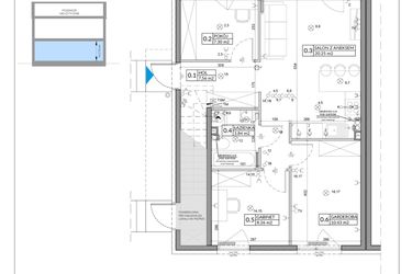 Rzut - Mieszkanie na sprzedaż 4 pokoje o powierzchni 60 m² - numer 29A w Domy na Witosa etap 1B