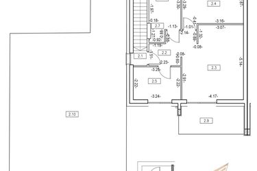 Rzut - Mieszkanie na sprzedaż 3 pokoje o powierzchni 60,13 m² - numer M5 w Osiedle Zygmunta