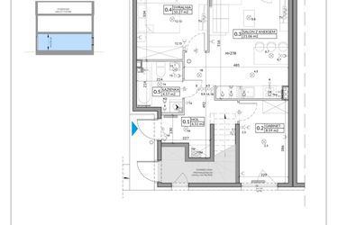 Rzut - Mieszkanie na sprzedaż 3 pokoje o powierzchni 53,49 m² - numer 55A w Domy na Witosa etap 2A i 2B