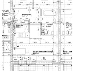 Rzut - Mieszkanie na sprzedaż 3 pokoje o powierzchni 62,11 m² - numer O6 w Osiedle Stara Cegielnia etap VII