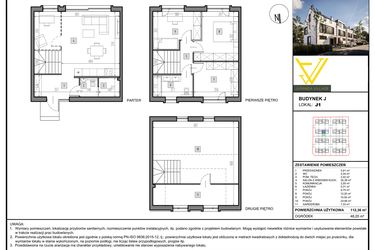 Rzut - Mieszkanie na sprzedaż 5 pokoi o powierzchni 112,36 m² - numer J1 w Juranda Village etap II