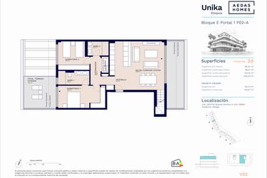 Rzut - Mieszkanie na sprzedaż 2 pokoje o powierzchni 123,3 m² - numer A11-047 w Unika I