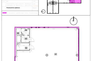 Rzut - Lokal użytkowy na sprzedaż 1 pokój o powierzchni 168,65 m² - numer 2.B.10 w Nowe Miasto Polesie etap IIIa