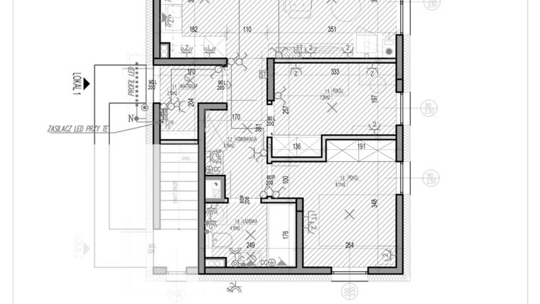 Rzut - Mieszkanie na sprzedaż 3 pokoje o powierzchni 55 m² - numer C4.1 w HEJ! Baniocha C