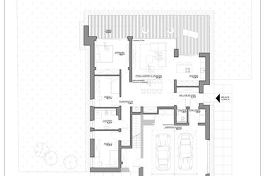 Rzut - Mieszkanie na sprzedaż 4 pokoje o powierzchni 110 m² - numer 2A w Nove Bema