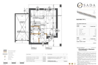 Rzut - Dom na sprzedaż 4 pokoje o powierzchni 125,06 m² - numer II/70 w Osada Magdalenka