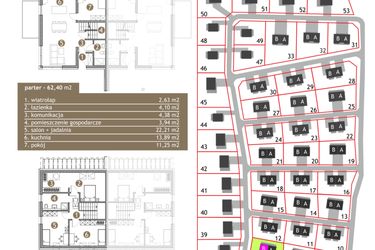 Rzut - Dom na sprzedaż 5 pokoi o powierzchni 126 m² - numer 9B w Osiedle Pola Jurajskie - etap II