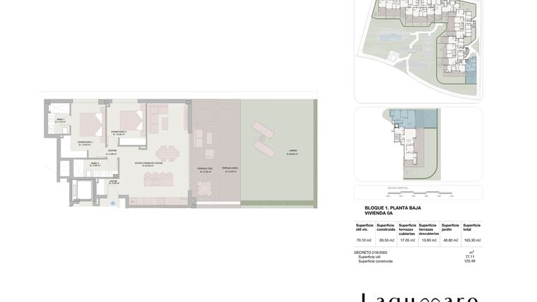 Rzut - Mieszkanie na sprzedaż 2 pokoje o powierzchni 94,54 m² - numer 1_10A w Lagumare41