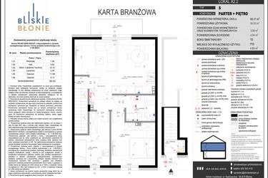 Rzut - Mieszkanie na sprzedaż 3 pokoje o powierzchni 55,53 m² - numer A2-2 w Bliskie Błonie