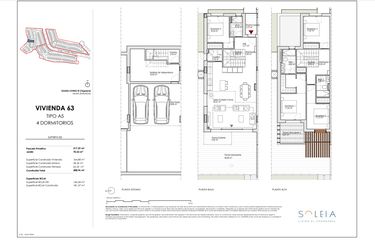 Rzut - Dom na sprzedaż 4 pokoje o powierzchni 164,88 m² - numer 63 w Soleia Living