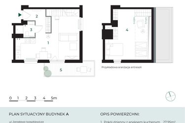 Rzut - Mieszkanie na sprzedaż 2 pokoje o powierzchni 36,9 m² - numer M29 w Park-Wojszyce