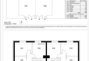 Rzut - Dom na sprzedaż 5 pokoi o powierzchni 135,98 m² - numer 2 w Domy w Dobrzewinie