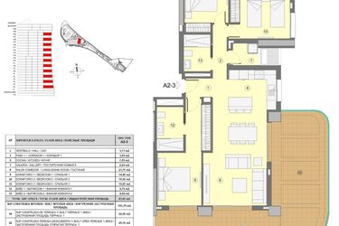 Rzut - Mieszkanie na sprzedaż 4 pokoje o powierzchni 103 m² - numer 4 w Eagle Apartments 3