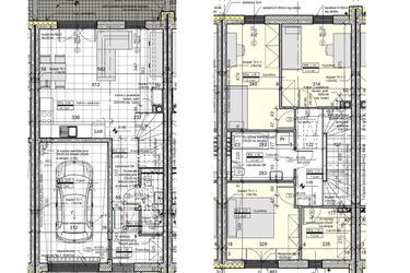 Rzut - Dom na sprzedaż 4 pokoje o powierzchni 111,38 m² - numer B3 w Osiedle Szatonia etap III