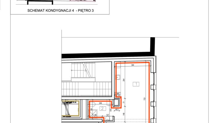 Rzut - Mieszkanie na sprzedaż 1 pokój o powierzchni 31,38 m² - numer 10 w Alchemik74 - lokale użytkowe