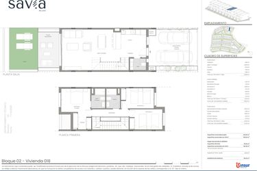 Rzut - Mieszkanie na sprzedaż 3 pokoje o powierzchni 100,16 m² - numer V18 w Savia