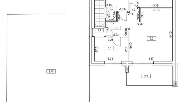 Rzut - Mieszkanie na sprzedaż 3 pokoje o powierzchni 60,13 m² - numer M5 w Osiedle Zygmunta