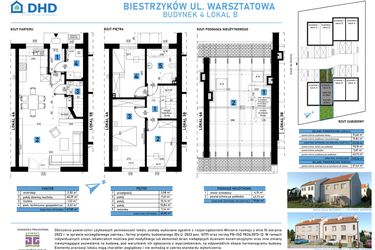 Rzut - Dom na sprzedaż 4 pokoje o powierzchni 145,26 m² - numer 4B w Domy w Biestrzykowie