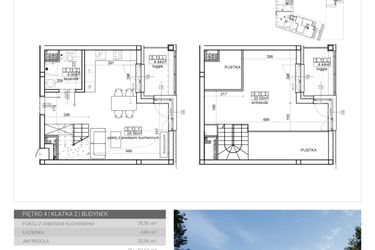 Rzut - Mieszkanie na sprzedaż 1 pokój o powierzchni 52,62 m² - numer 73 w Wave etap II