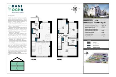 Rzut - Dom na sprzedaż 4 pokoje o powierzchni 78,88 m² - numer A5.1 w HEJ! Baniocha