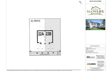 Rzut - Dom na sprzedaż 4 pokoje o powierzchni 96,03 m² - numer 22B w Osiedle Slow Life etap 2