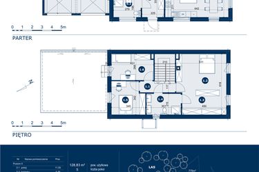 Rzut - Dom na sprzedaż 5 pokoi o powierzchni 167 m² - numer IV.14.b w Nowy Park Domy Tyniec etap IV