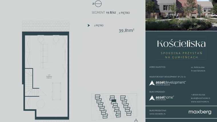 Rzut - Dom na sprzedaż 4 pokoje o powierzchni 142,95 m² - numer 19.B w Kościeliska