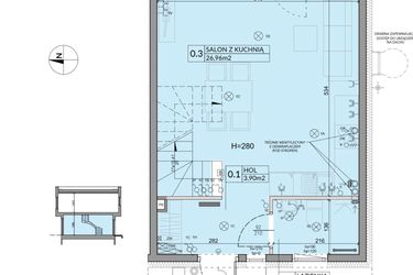 Rzut - Dom na sprzedaż 4 pokoje o powierzchni 74,16 m² - numer 41 w Boska Ksawerowska 2 etap 3