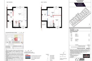 Rzut - Dom na sprzedaż 3 pokoje o powierzchni 67,02 m² - numer 8_01B w Nowe Warzymice 5