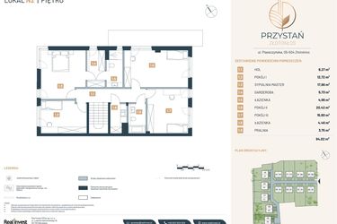 Rzut - Dom na sprzedaż 5 pokoi o powierzchni 195,17 m² - numer N2 w Przystań Złotokłos