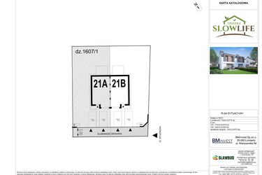 Rzut - Dom na sprzedaż 4 pokoje o powierzchni 96,09 m² - numer 21A w Osiedle Slow Life etap 2
