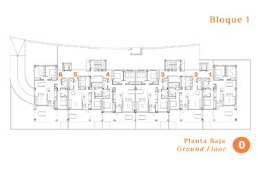 Rzut - Mieszkanie na sprzedaż 3 pokoje o powierzchni 98,16 m² - numer 3 w Mieszkania w San Miguel de Salinas - 24548026