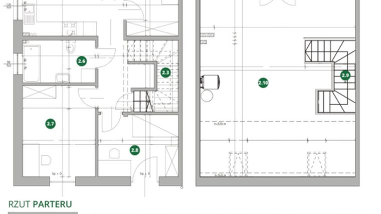 Rzut - Mieszkanie na sprzedaż 5 pokoi o powierzchni 108,48 m² - numer 5.46 w Osiedle Parkowe Tyczyn etap II