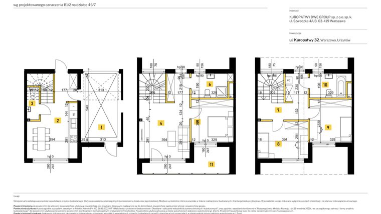 Rzut - Mieszkanie na sprzedaż 4 pokoje o powierzchni 92,41 m² - numer 6 w Kuropatwy 32
