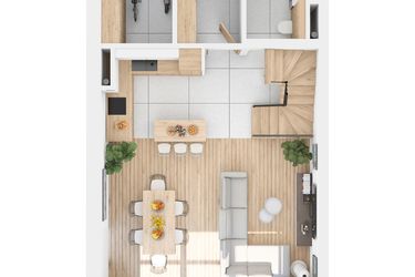 Rzut - Dom na sprzedaż 6 pokoi o powierzchni 149,72 m² - numer Nadzieja 29/2 w Nadzieja 31