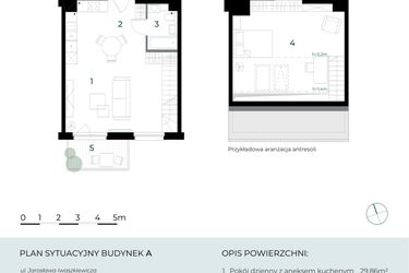 Rzut - Mieszkanie na sprzedaż 2 pokoje o powierzchni 35,93 m² - numer M34 w Park-Wojszyce