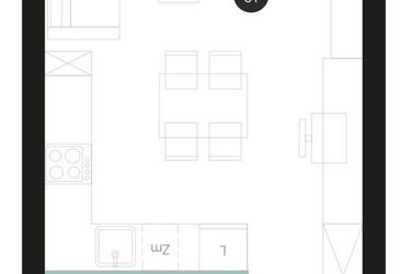 Rzut - Mieszkanie na sprzedaż 1 pokój o powierzchni 32,29 m² - numer M21 w Atrium House