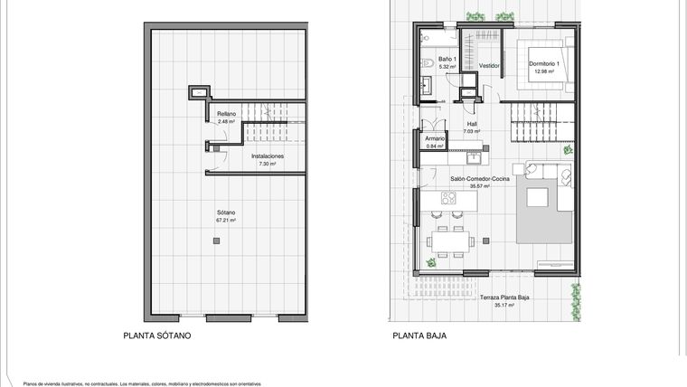 Rzut - Dom na sprzedaż 3 pokoje o powierzchni 215,32 m² - numer 3 w Bliźniak w Polopie - 22913965