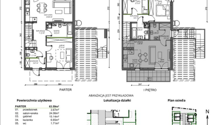 Rzut - Mieszkanie na sprzedaż 4 pokoje o powierzchni 92,58 m² - numer B19.L1 w Rokokowa Vita